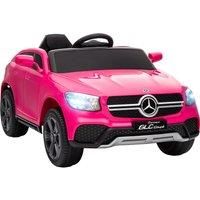 AIYAPLAY Mercedes-Benz GLC Licensed Kids Ride on Car with Remote Control, Soft Start, MP3, LED Headlights, Pink