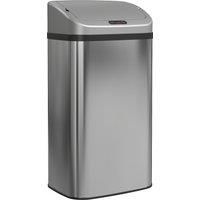 Stainless Steel Automatic Sensor Bin, 48L Rubbish Bin for Recycling and Waste