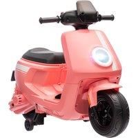 AIYAPLAY 6V Ride on Motorbike Kids Electric Motorbike w/ Headlight Music, Training Wheels, for Ages 18-36 Months - Pink Aosom UK