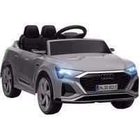 AIYAPLAY Audi Q8 e-tron Sportback Licensed 12V Ride on Car w/ Remote, 4 Spring Suspension Wheels, Headlights, Music, Horn - Grey