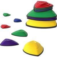 6 Pieces Stepping Stones for Kids, Non-Slip Balance Stones Outdoor Indoor
