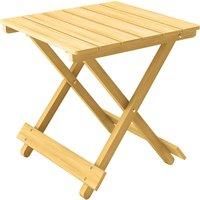 Outsunny Wooden Foldable Outdoor Coffee Table