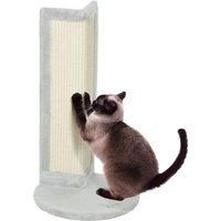 PawHut 56cm Corner Cat Scratching Post with Sisal Scratching Pad, Grey Aosom UK
