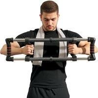 Chest Expander, Arm Exerciser with 10-50kg Adjustable Spring Resistance