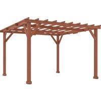 3.3 x 3.3(m) Wooden Pergola Kit, Graden Pergola Gazebo with Stable Structure