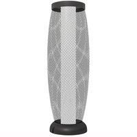 Outsunny Garden Solar Lamp, 71.5 cm Tall Metal Floor Lamp, Auto On/Off LED Solar Garden Light with Metal Wire Shade, IP44 for Outdoor, Porch, Pathway, Terrace, Black