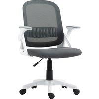 Breathable Mesh Office Desk Chair with Flip-up Armrests for Home/Office