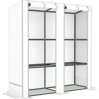 Outsunny Three-Tier Mini Greenhouse - White