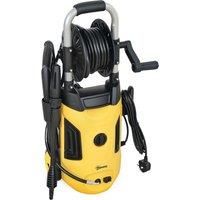Outsunny 1800W High Pressure Washer, 150 Bar Pressure, 420 L/h Flow, Portable Power Washer Jet Wash Cleaner with Adjustable Nozzle, 6M Hose, Hose Reel, Steel Handle for Home Patio Car Driveway, Yellow