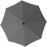 Outsunny UPF 50+ Replacement Parasol Canopy Parasol Cover Replacement, Grey