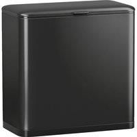 HOMCOM 8L Hanging Kitchen Bin, Rubbish bin with Lid and Removable Inner Bucket for Kitchen Cabinet Door, Under Sink, Office