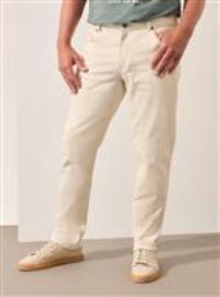 UNION WORKS Ecru Straight Leg Denim Jeans 38R