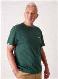 UNION WORKS Dark Green Logo Pocket T-Shirt M