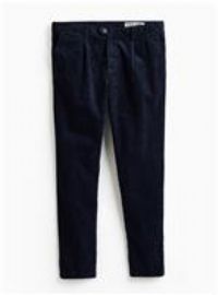 UNION WORKS Navy Straight Leg Corduroy Trousers 38R