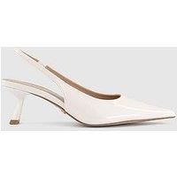 Office Million Dollar Slingback Kitten Heels - Cream