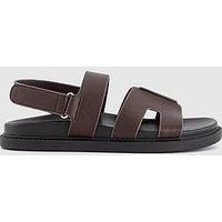 Office Footbeds With Back Strap - Brown