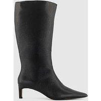 Office Karina Kitten Heel Knee Boot - Black