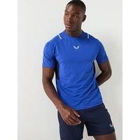 Castore Mens Training Apex Short Sleeve T-Shirt - Blue