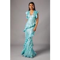 Coast Blue Maxi Dress Womens Occasion Dresses
