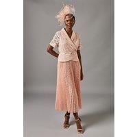 Coast Blush Midi Dress Womens Occasion Dresses