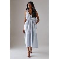 Warehouse Pale Blue Dress Womens Occasion Dresses