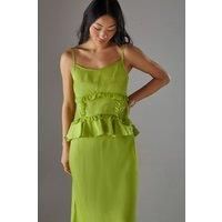 Warehouse Chartreuse Dress Womens Occasion Dresses