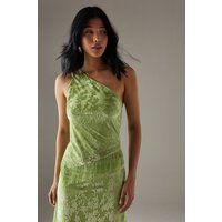 Warehouse Apple Green Top Womens Occasion Tops