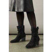 Good For The Sole Natural Black Ankle Boots Womens Daywear Boots