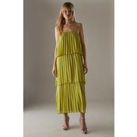 Warehouse Chartreuse Dress Womens Occasion Dresses