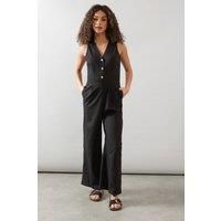 Wallis Black Jumpsuit Womens Daywear Jumpsuits