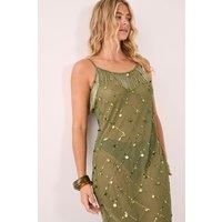 Nastygal Khaki Beach Dress Womens Beachwear Beachwear