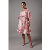 Coast Peach Midi Dress Womens Occasion Dresses