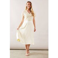 Wallis Yellow Fit & Flare Dress Womens Occasion Dresses