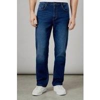 Maine Dark Blue Straight Jeans Mens Casual Jeans
