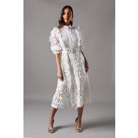Coast White Midi Dress Womens Occasion Dresses