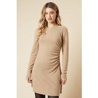 Dorothy Perkins Camel Mini Dress Womens Daywear Dresses