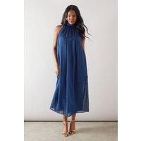 Wallis Navy Swing Dress Womens Occasion Dresses