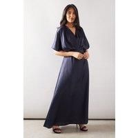 Wallis Navy Maxi Dress Womens Occasion Dresses