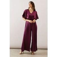 Wallis Purple Jumpsuit Womens Occasion Jumpsuits