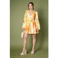 Coast Yellow Mini Dress Womens Occasion Dresses
