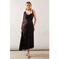 Wallis Black Slip Dress Womens Occasion Dresses