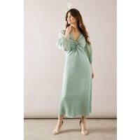 Wallis Sage Fit & Flare Dress Womens Occasion Dresses
