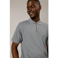 Burton Grey Polo Mens Casual Polos