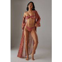 Warehouse Women's Printed Twist Knot Bikini Bottom in Floral | Size: 6