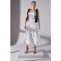 Wallis Mono Fit & Flare Dress Womens Occasion Dresses