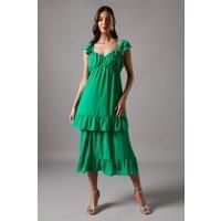 Coast Green Midi Dress Womens Occasion Dresses