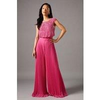 Coast Pink Wide Leg Jumpsuit Womens Occasion Jumpsuits