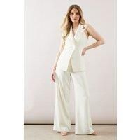 Wallis Ivory Trousers Womens Casual Trousers