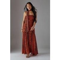 Warehouse Orange Dress Womens Occasion Dresses