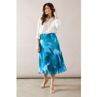 Wallis Turquoise Midi Skirt Womens Occasion Skirts